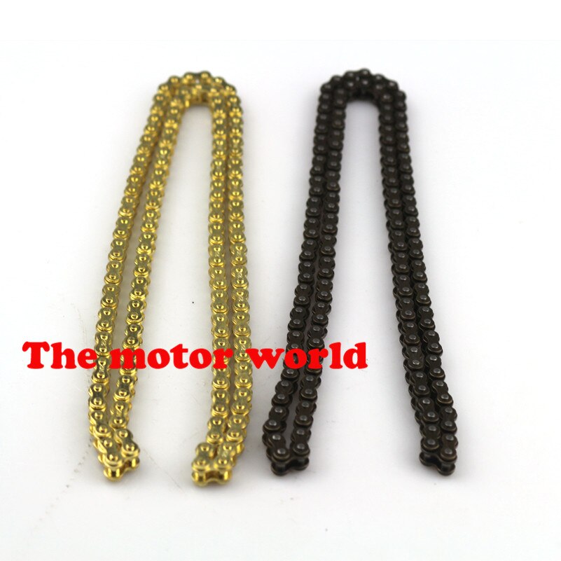 49cc 25h kæde med reserve masterlink 47cc 49cc 2 takts motor atv quad pocket mini motor cykel motorcykel sektion 136 144