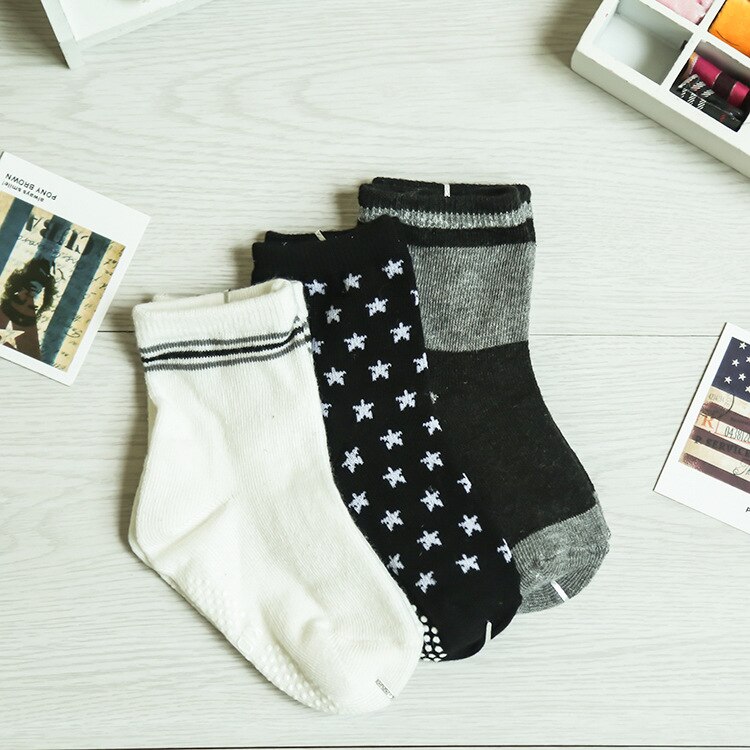 Newborn Baby Socks Cotton Boy Striped Floor Socks Baby Non-slip Socks Children's Anti Slip Socks 5pair 2pair 1pair