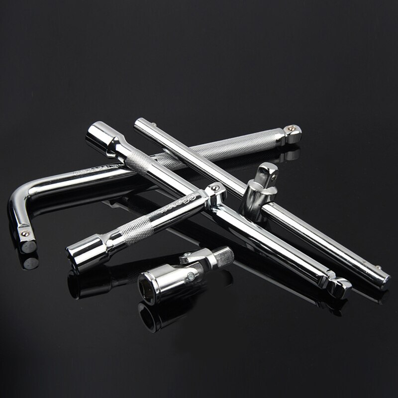 1pc 1/2" Drive Socket Ratchet Extension Bar Adapter Wrench Socket Tool L Type T Handle Sliding Sleeve Extender Bar