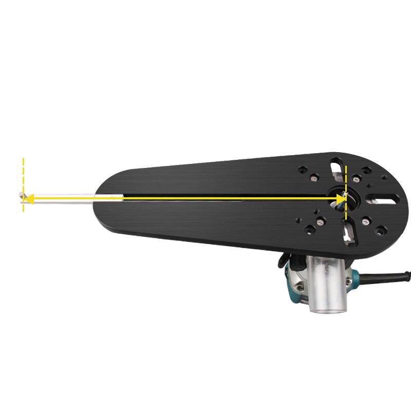 Circle Cutting Jig for Bosch Makita Electric Hand Trimmer Wood Router Circle Milling Groove DIY Tools Woodworking Milling