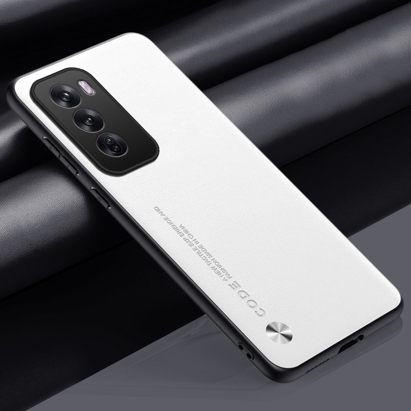 Pour OPPO Reno 12 11 10 Coque Silicone antichoc Reno 11 10 Pro coques de téléphone Coque arrière pour Reno 10 Pro + Capa pare-chocs Fundas: ABS / BLANC