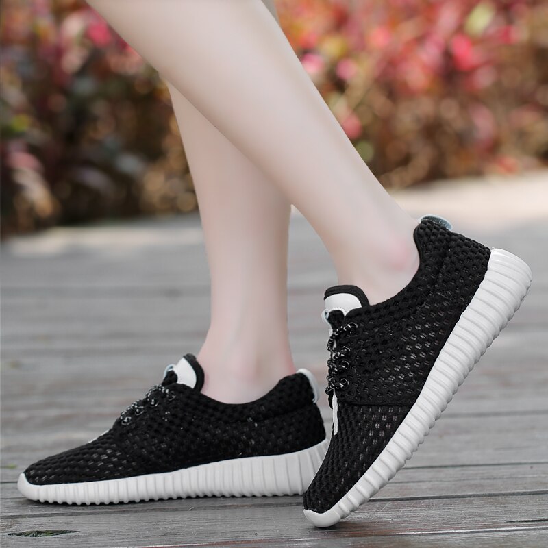Tenis feminino zomer dames holle ademende stoffen tennisschoenen zachte comfortabele sneakers stabiele antislip fitnessschoen