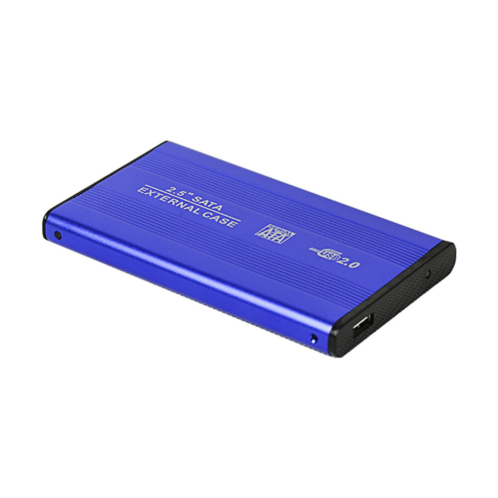 Boîtier de stockage externe avec câble USB 2.5, 2.0 pouces, pour disque dur SATA SSD, USB 2.0