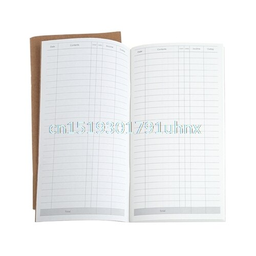 Cuaderno de papel Kraft Libreta de Cuentas Dot Journal diario Bloc de notas papelería de página en blanco: Account Book
