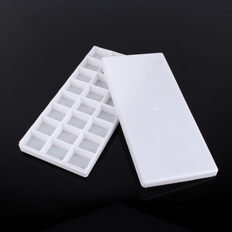 Professionele Palet Plastic Olie Aquarel Palet Vouwen Mengen Aquarel Palet Lade Kunstenaar Verf Schoolbenodigdheden: Default Title