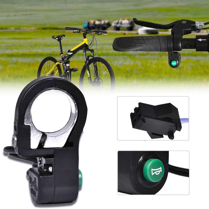 Timbre de bicicleta con botón de interruptor de señal, accesorios para bicicleta, llamada de moto, claxon de bicicleta, timbre eléctrico resistente al agua