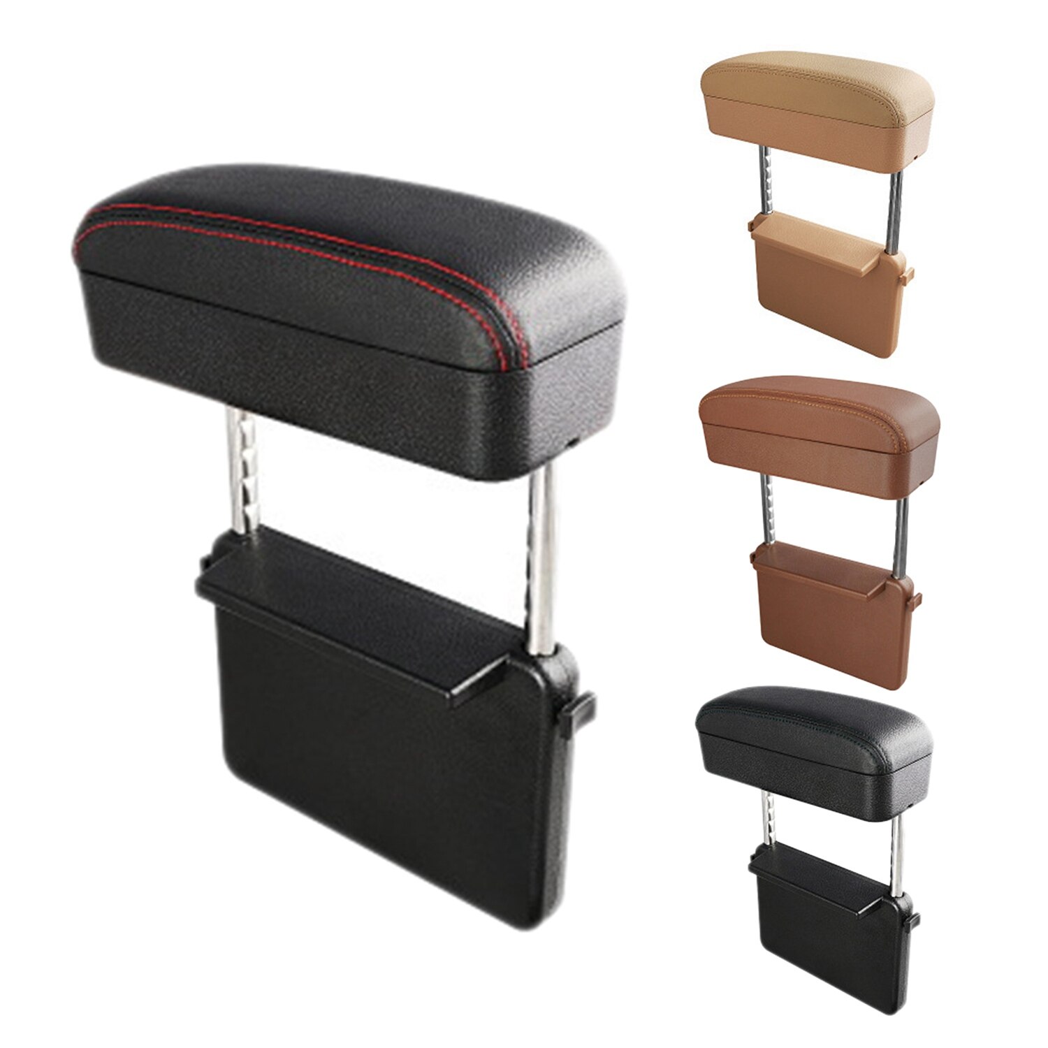 Universele Auto Armsteun Box Elleboog Ondersteuning Verstelbare Car Center Console Arm Rest Stand Door Draadloze Opladen