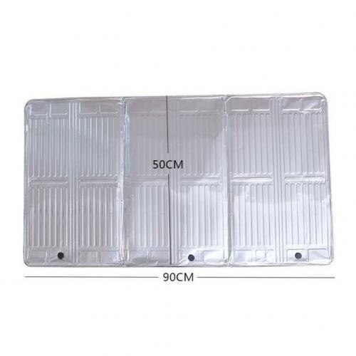 Aluminum Kitchen Gas Stove Oil Baffle plate foldable Magnetic Heat Resistant Board Frying Pan Oil Splash Protection Screen tools: Default Title