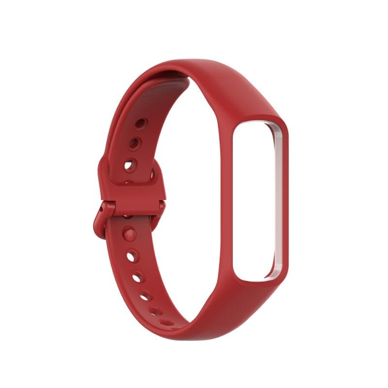 Smart Zubehör Silikon Strap Für Samsung Galaxy Fit 2 SM-R220 Armband Ersatz Armband Tragbare Geräte: 03 red