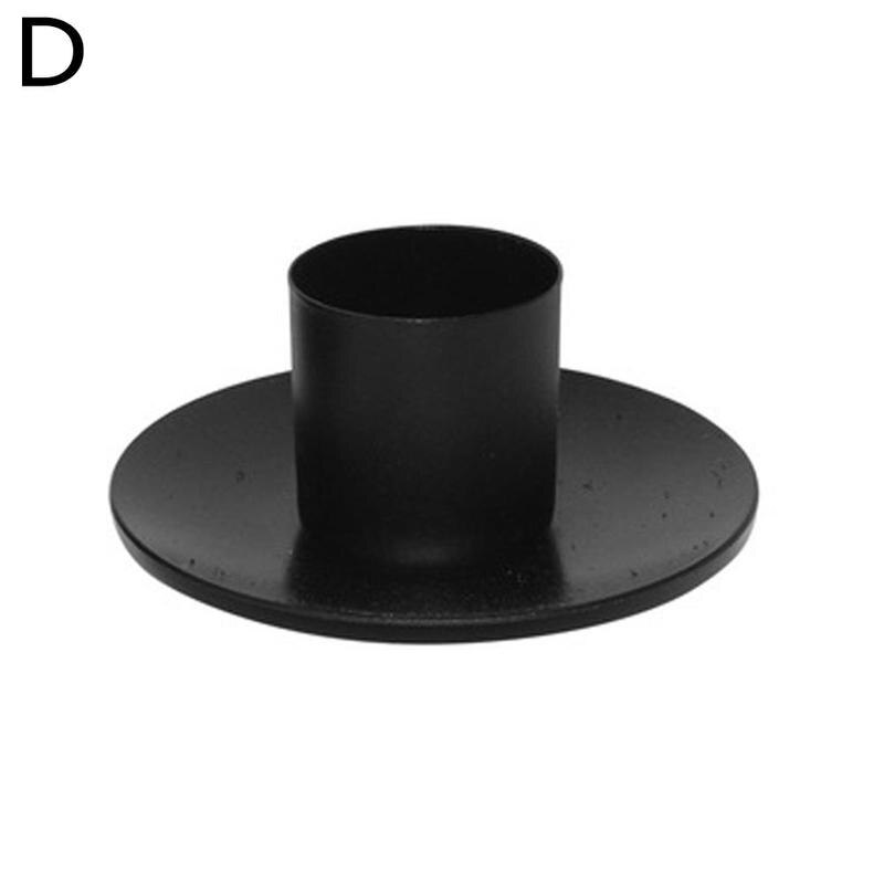 Wrought Iron Retro Taper Candle Holders Candlestick Stand Home Decor Candlelight Dinner Kitchen Candelabrum Decoration Holder