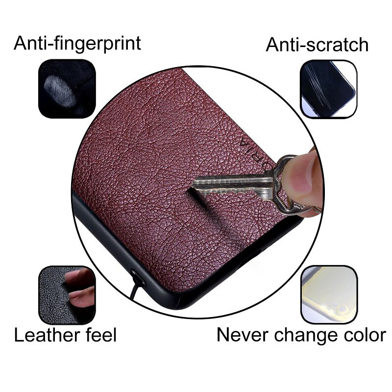 Leder Fall Für Xiaomi Mi 10T Lite Pro Premium Business Stil Retro Litchi Muster PU Zurück Abdeckung für mi 10t Pro lite telefon fall