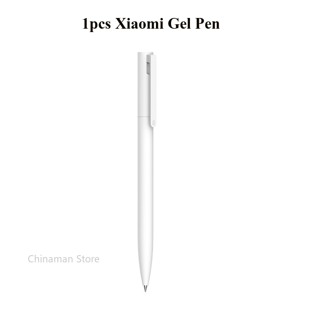 Original Xiaomi Mi Gel Pen 0.5mm Black Refill No Cap Bullet Pen Smooth Switzerland MIKRON Nib Japanese Ink OEM Blue Refills: 1 Xiaomi Gel Pen