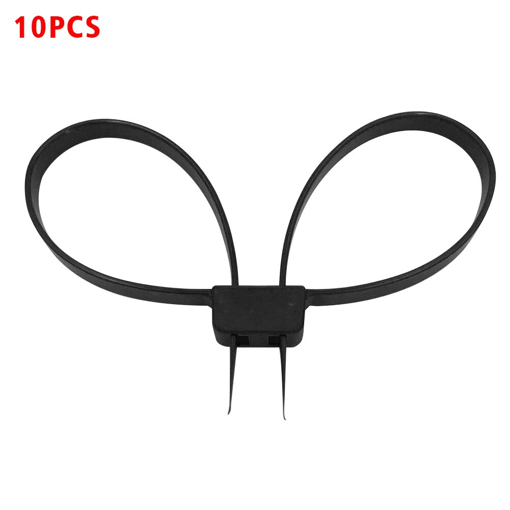 10pcs Restraint Disposable Double Zip Tie Home Flex Self Locking Ultra Toughness Cable Ties Nylon Outdoor Sports Accessories