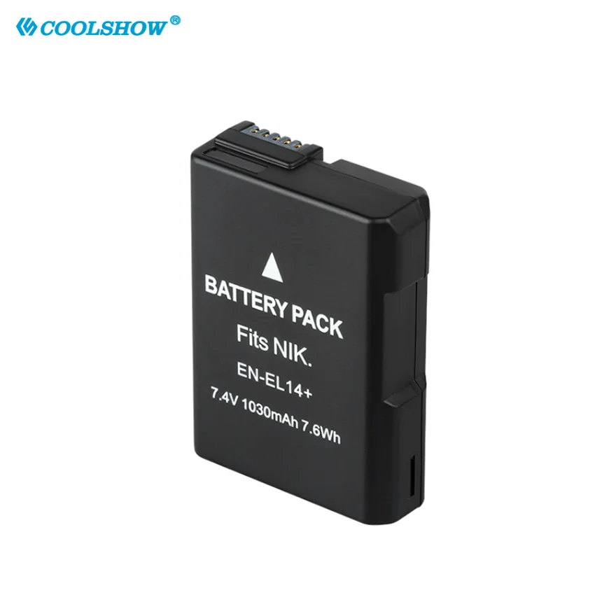 EN EL14 1030mAh Batteries EN-EL14 pour Nikon D5100 D5200 D5500 D5600 D5300 P7200 P7700 P7100 D3100 D3200 D3300 chargeur de batterie