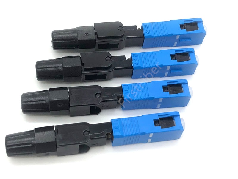 Sc Upc Snelle Connector 10/100/200Pcs Ingebed Adapter Ftth Tool Koud