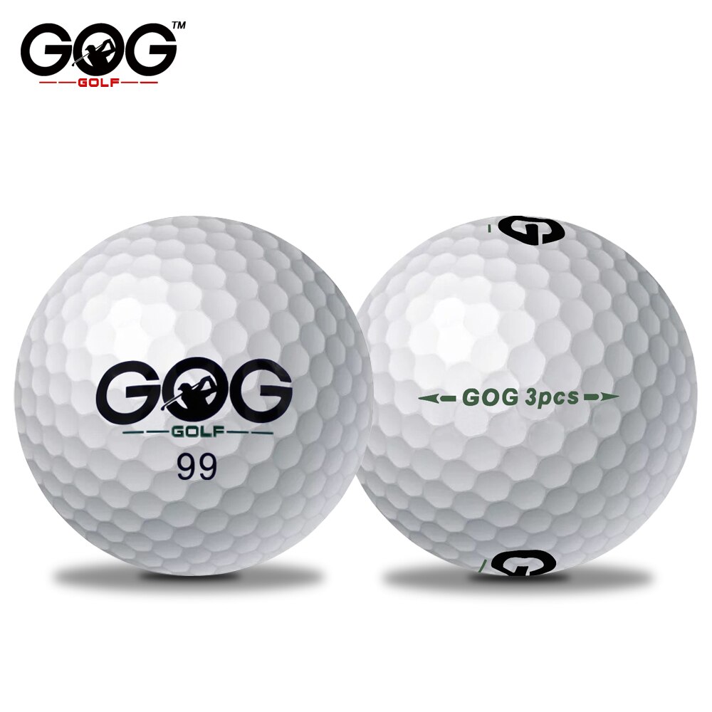 Golf Ball 3 layer Outdoor Sport Golf Game Training Match Competition Rubber Three Layers High Grade Golf Ball White