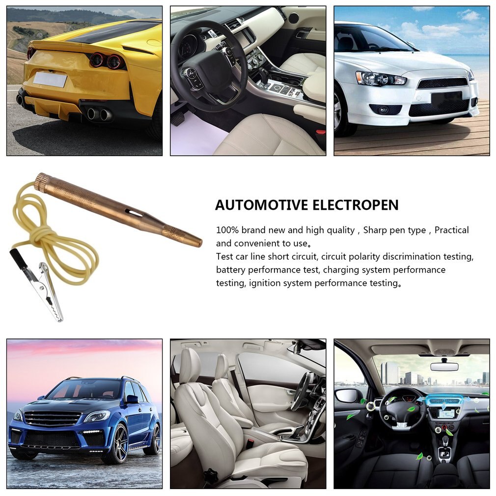 6-24V Voltage auto Car Vehicle Circuit Electric Power Battery Tester Test Pen saleDrop