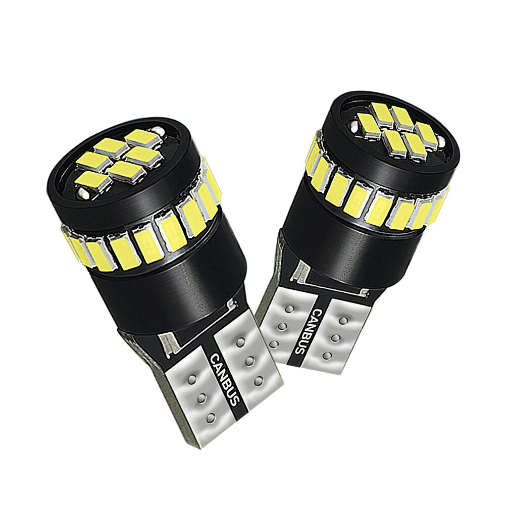 Super blanco W5W 2 uds 24SMD LED 194 2825 168 mapa Domo matrícula bombillas