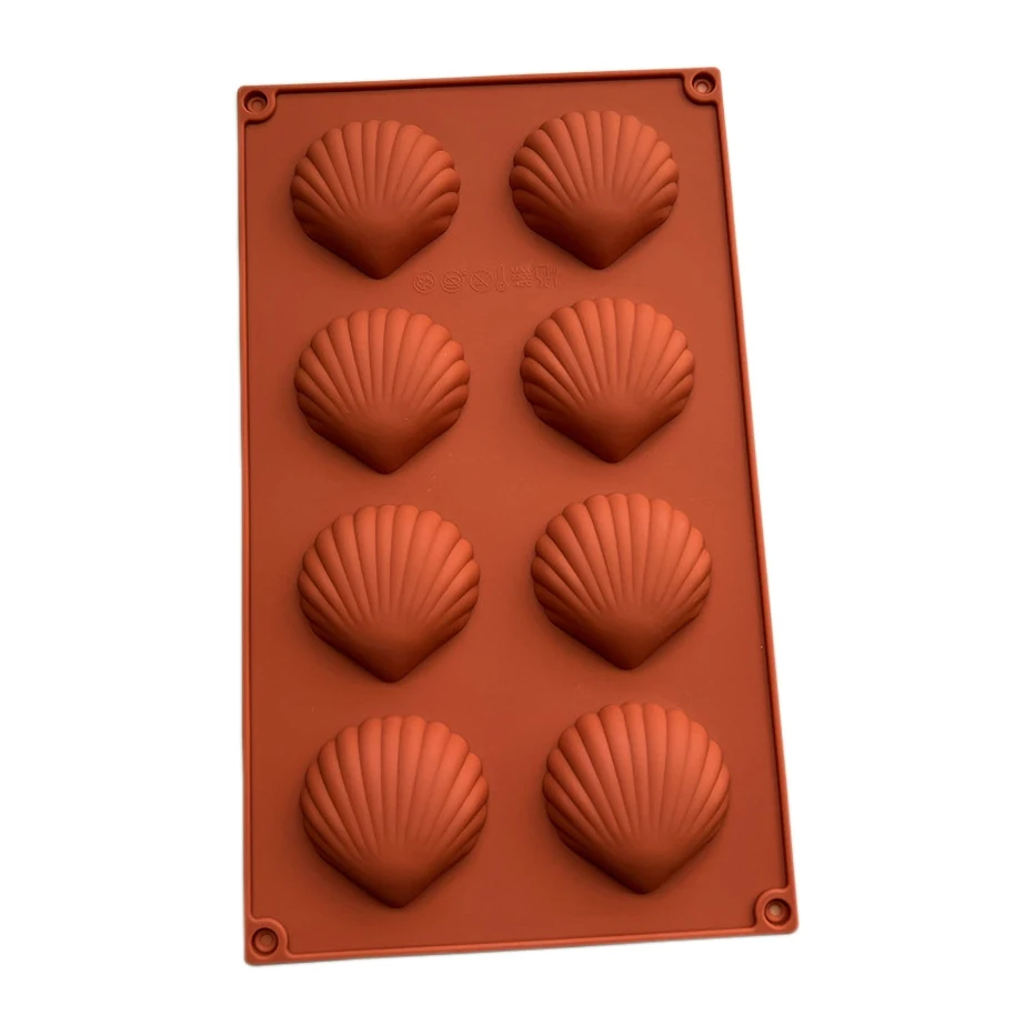 Stampi per Madeleine in silicone antiaderente Stampi per Madeleine a forma di conchiglia Stampo per torta da forno padella Accessori da cucina per teglia fai da te: Cielo Blu