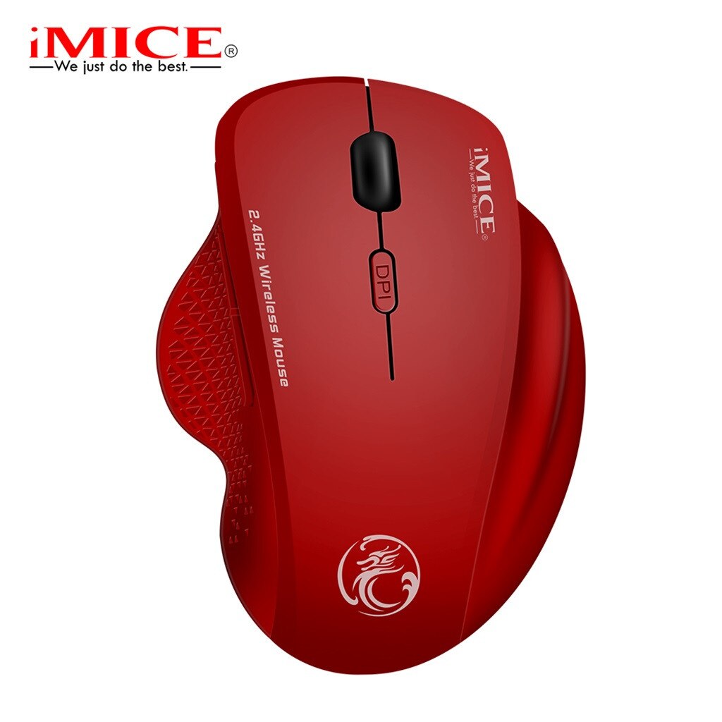 Wireless Third Gear Adjustable USB Receiver Mouse Game Mice Computer table Ergonomic Silent For PC Laptop: RD