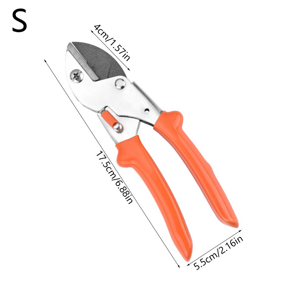 Tijeras de podar profesionales con mangos ergonómicos, tijeras de podar para jardinería, cortadores de bonsái, herramientas manuales de jardinería, 1 pieza: Marrón