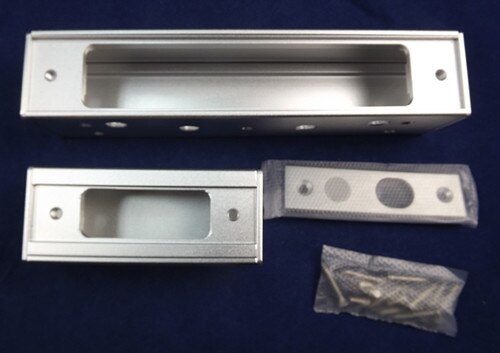 Aluminium Glazen Deur matched de elektronische slot op glas deurslot braket