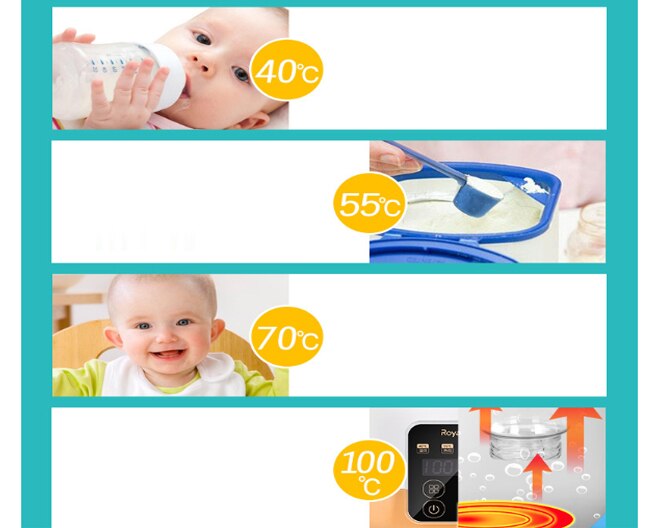 automatic Disinfector milk feeder constant warmth 24 hour Double bottle Warm milk disinfection egg steamer