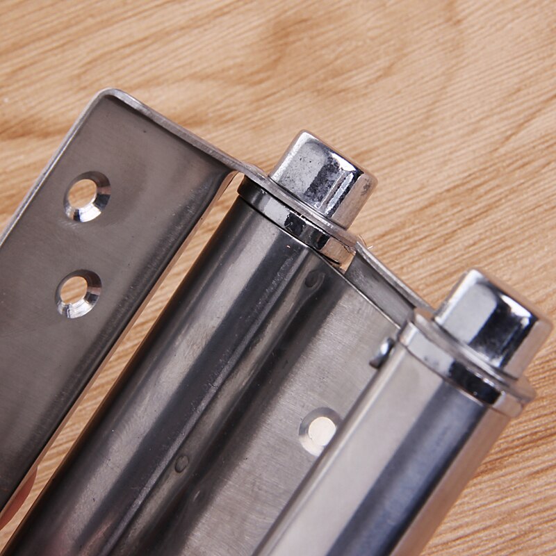 2Pcs 3" Stainless Steel Inch Double Action Spring Hinge Saloon Cafe Door Swing