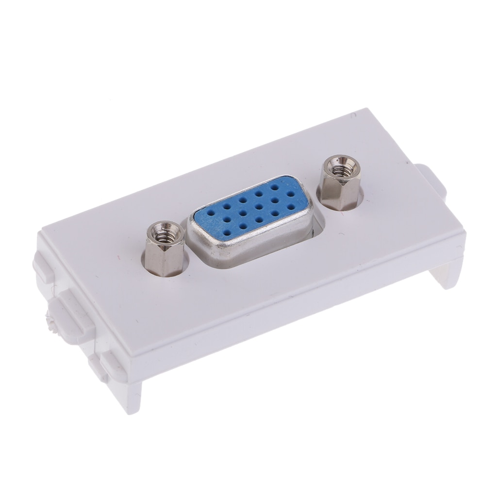 Thuis Vga Stopcontact Module Modulaire Outlet Plaat Panel Direct Plug