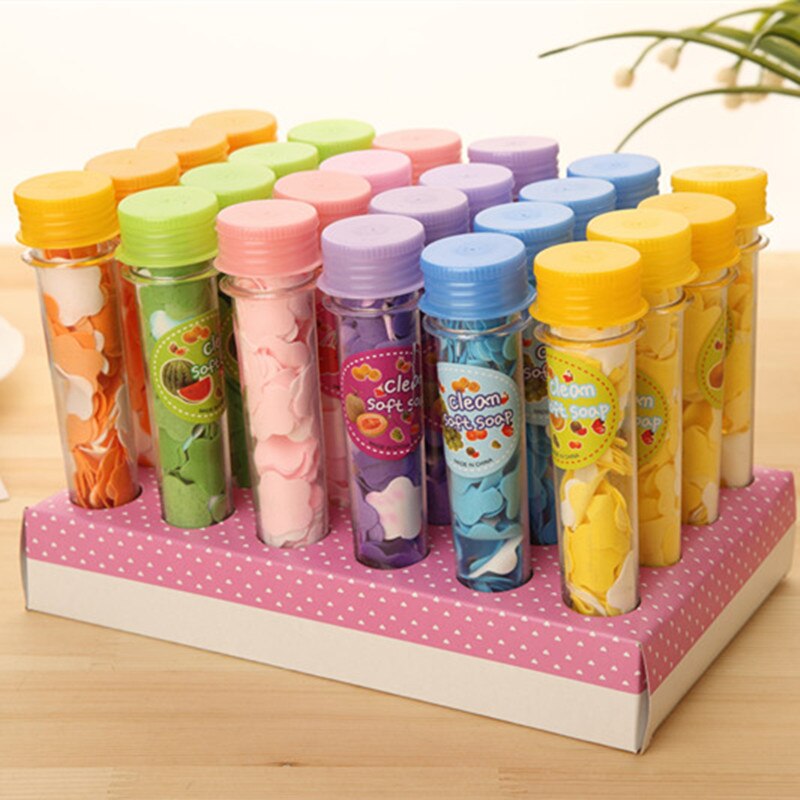 Papel de jabón de viaje para lavado de manos, papel de jabón desechable portátil para exteriores, Mini papel de jabón para lavado de manos para niños