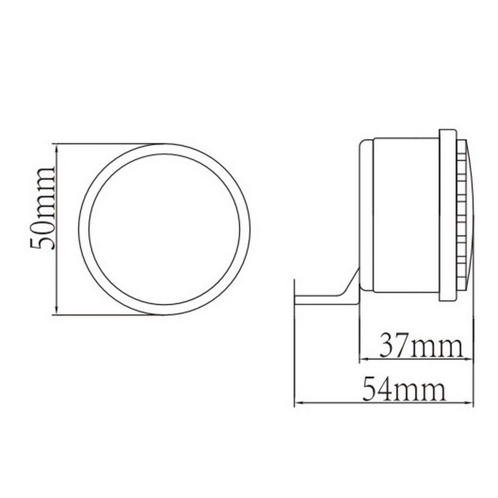2pc 2 " 120db piep piep mini achteruitrijsirene lamp  dc 12v / 24v motorfiets kleine auto claxon luidspreker achteruitrij zoemer bb truck bibi