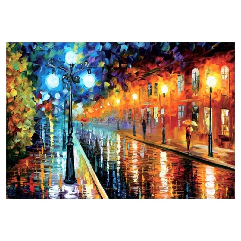 Starry Night Paper Puzzle 1000 Pieces Puzzles for Adults & Kid's Challenge Jigsaw Landscape Educational Landscape Game Play Toys: BB