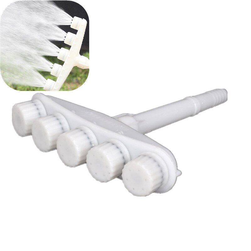 5-Head Agricultural Watering Vegetable Sprinkler Atomizing Nozzle Garden Watering Sprinkler Micro Irrigation Fittings: Default Title