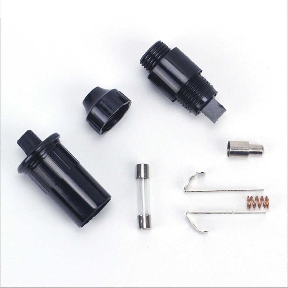 Sigarettenaansteker Plug Adapter Oplader + 15A Zekering Connector Met Power Indicator