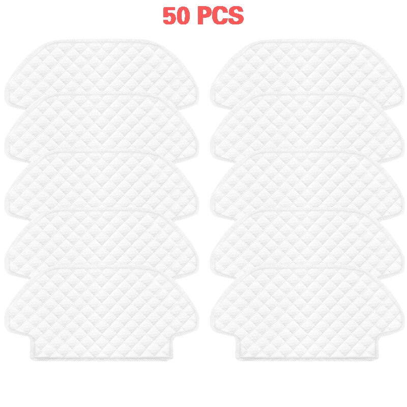 10//30/50 stuks wegwerpdoekjes en dweilen voor viomi  v2 pro  v3 v- rvclm 21 bmijia styj 02ym voor 3290/3490/3690 accessoires: 50 stuks