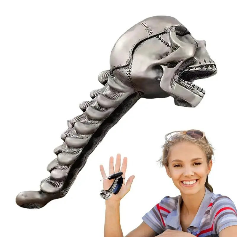 Apribottiglie con testa di teschio dalla personalità creativa Apribottiglie di birra con teschio di fascia alta divertente di Halloween