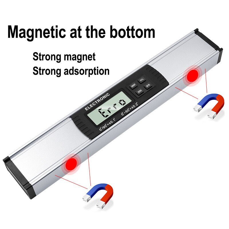 IP54 Electronic Digital Spirit Level Display Spirit Level Inclinometer Angle Ruler Inclinometer Caliper