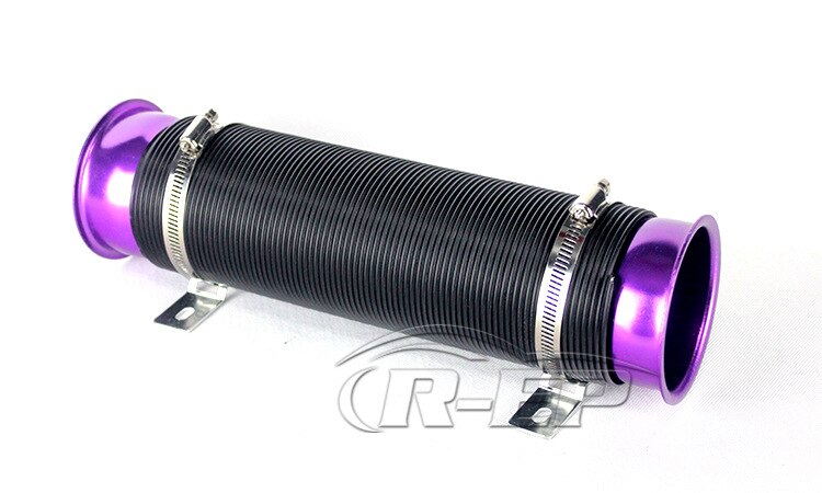 Auto Styling Racingl Universa Auto 76Mm Lucht Koud Toelating Luchtinlaat Adapter Buis Inductie Buis Motor Voeding Flexibele kit: Lavendel