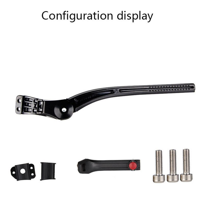 24"-28" Bicycle Footrest Adjustable Bike Parking Rack Cycling Side Foot Stand Support Mountain Bike Holder Kickstand Brace Tools