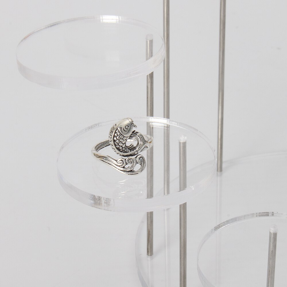 Round Cupcake Stand Acrylic Display Stand For Jewelry Cake Dessert Rack Party Wedding Cake Stand Baby Shower Decoration Holder