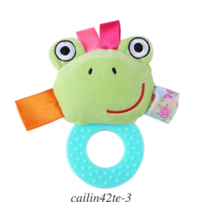 Baby Kleinkind Kind Krippe Kinderwagen Playmat Gym Aktivität Sensorischen Weiche Spielzeug Tier Spielzeug Handbell Baby Rasseln Plüsch Pädagogisches: Frog