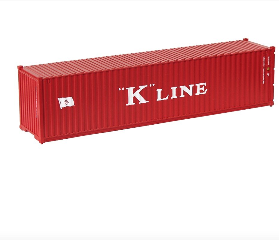 HO Scale Model Train Accessories 40 Feet Freight Container Scale 1: 87 Train Model Railway: KLine