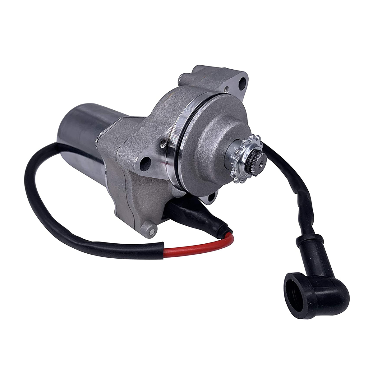 3 Bolt Starter Motor With Line For 50CC 70CC 90CC 100CC 110CC 125CC 4 Stroke Quad Wheelers ATVs Taotao SSR Roketa Go Karts