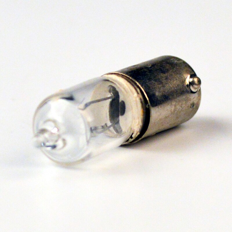 flytop 10 PIECES/Lot H6W 434 BAX9S 12V6W Clear Glass Miniature Lamp C2R Filament Car Bulbs