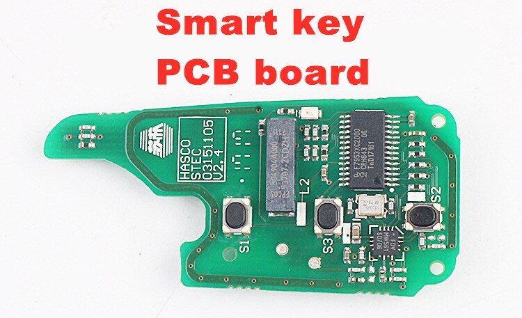 Til mg  i6 zs foldende fjernbetjening / smartnøgle 433 mhz 47 chip