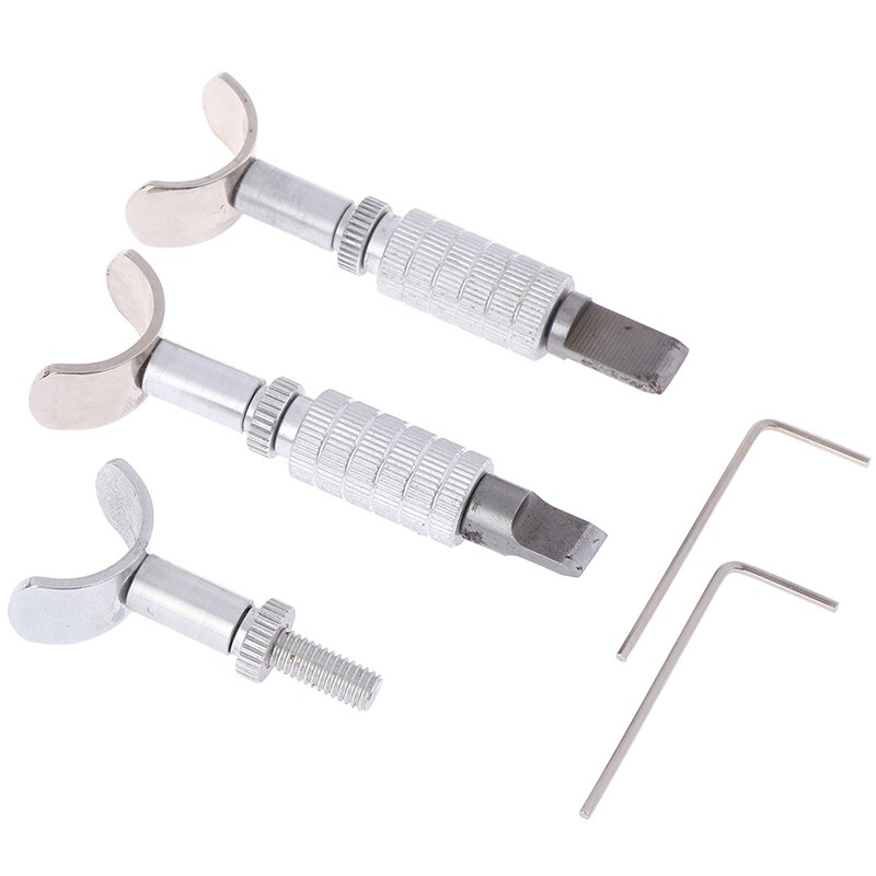 Useful Home Adjustable DIY Manual Rotary Tools Leather Carving Swivel Knife Blade Tools Set