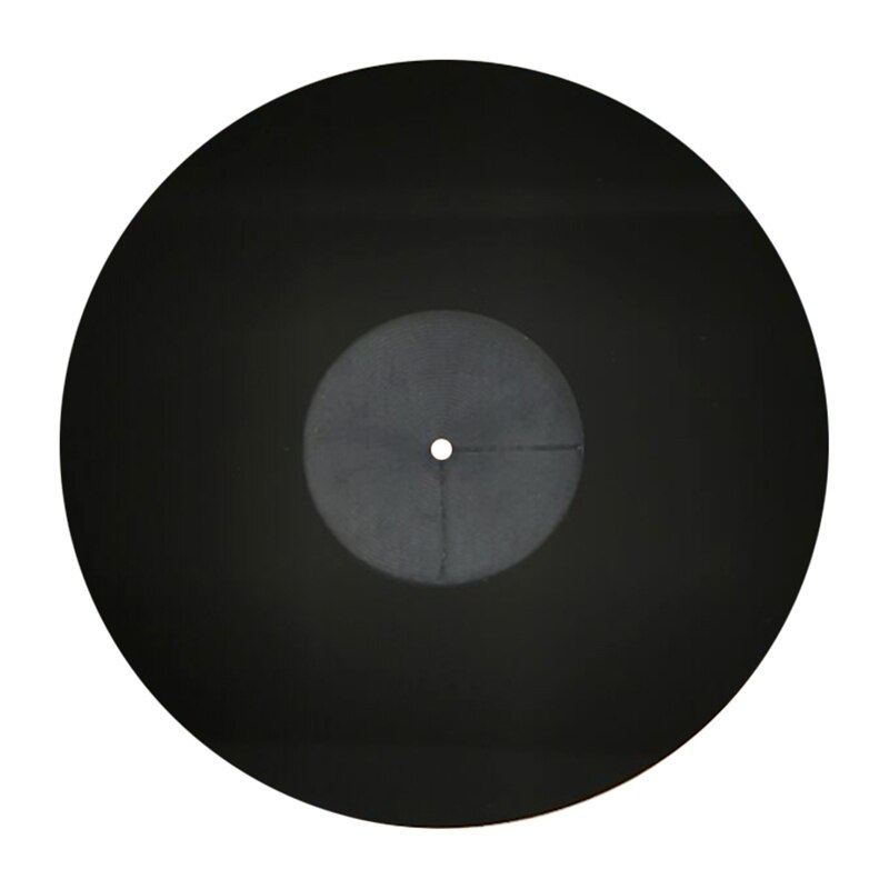 12 tommer 3mm sort hvid akrylplade antistatisk lp vinylmåtte slipmat til tilbehør til grammofonplader