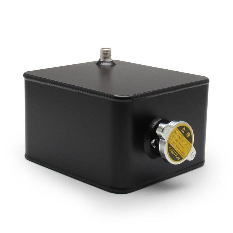 Botella de desbordamiento de refrigerante para radiador Universal de coche, kit de piezas de depósito de desbordamiento de refrigerante, tanque de agua de recuperación, 2,5l de aluminio, 1 ud.