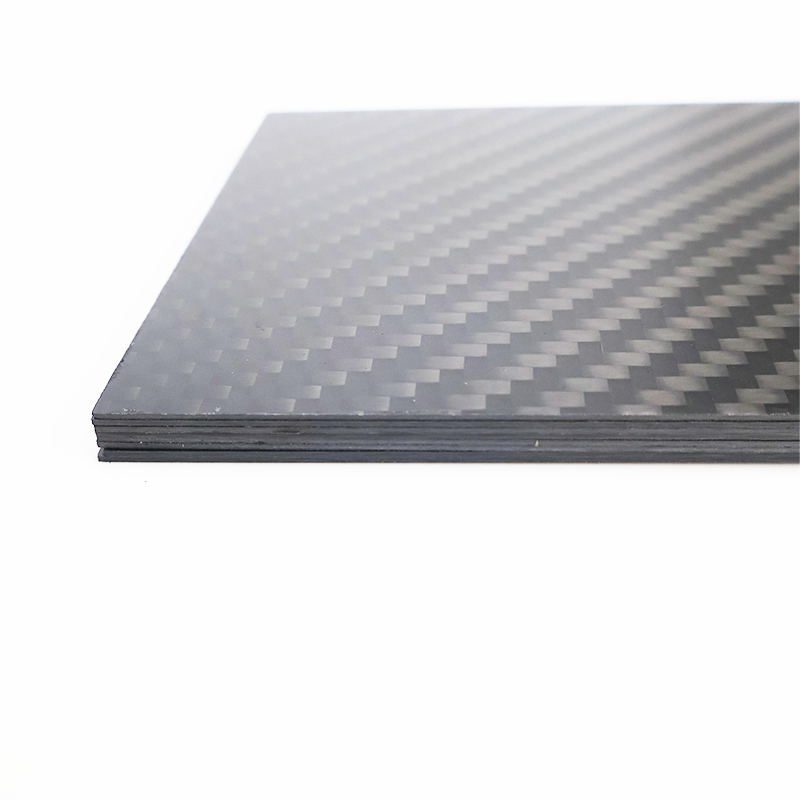 3Pcs 125mm X 75mm Real Carbon Fiber Plate Panel Sheets 0.5/ 1/ 1.5/ 2/ 3mm 4mm 5mm Thickness Composite Hardness Material Cutting