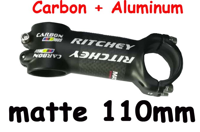Carbon cykel frempind letvægts aluminium carbon fiber stigerør stang frempind landevej cykel frempind mtb styr frempinde 28.6-31.8mm freeshiping